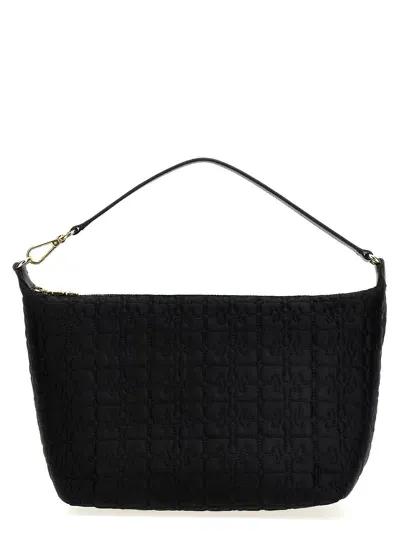 Ganni Butterfly Medium Pouch In Black