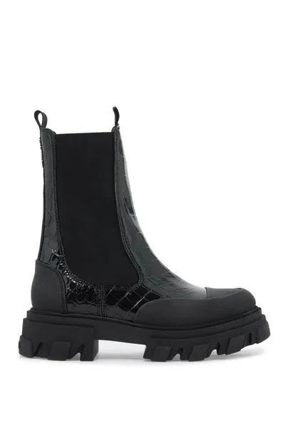 Ganni Boots In Black