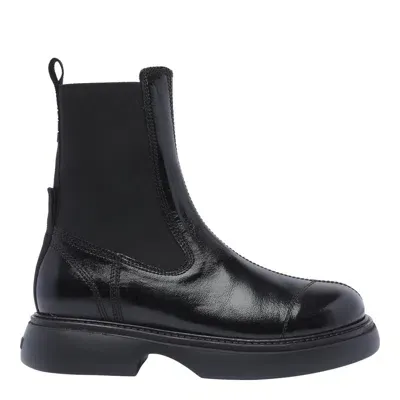 Ganni Boots In Black