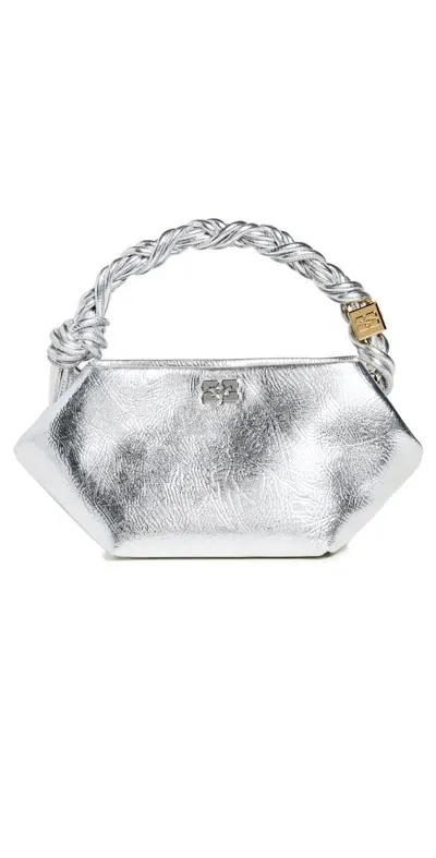 Ganni Bou Bag Mini Silver Silver