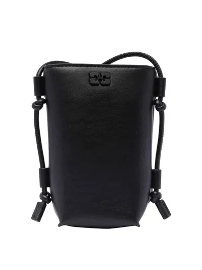 Ganni Bou Crossbody Bag In Black