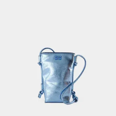 Ganni Bou Crossbody In Blue