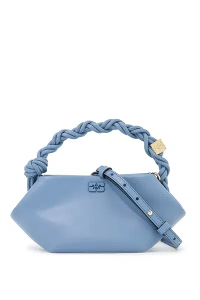 Ganni Bou Mini Bag In Azzurro