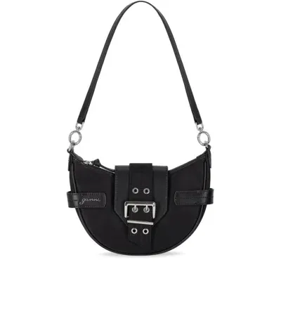 Ganni Bucky Black Crossbody Bag