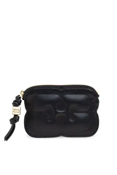 Ganni Card Holder In Black