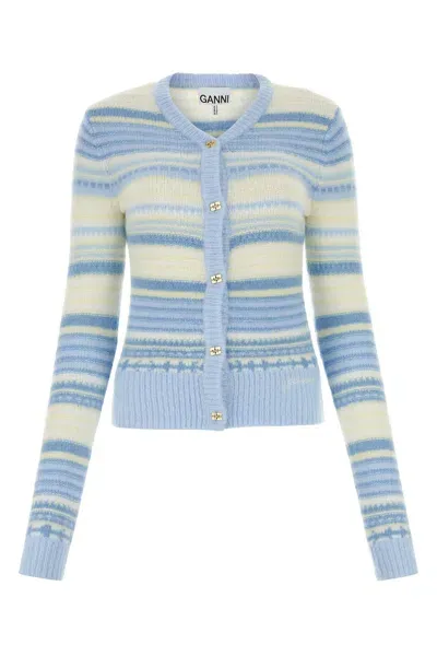 Ganni Cardigan-s Nd  Female In Skyway