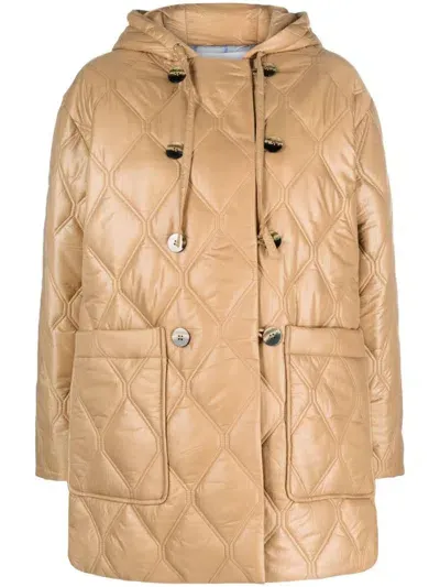 Ganni Coats & Jackets In Beige