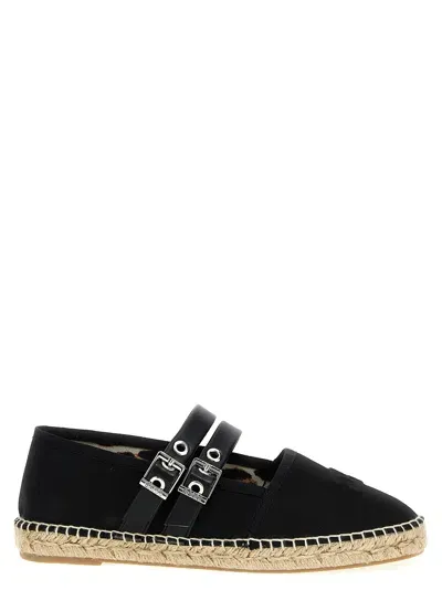 Ganni Espadrilles Straps In Black