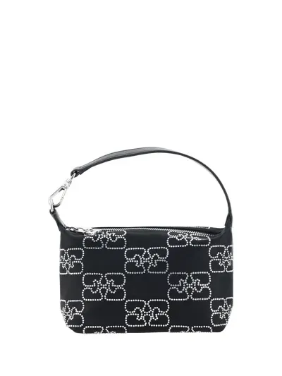 Ganni Handbag In Nero