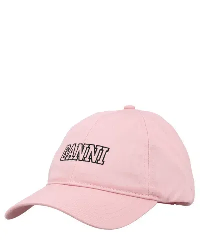 Ganni Hat In Pink