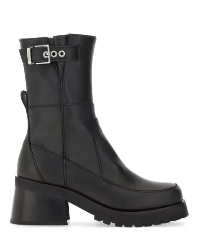 Ganni Heeled Boots In Black