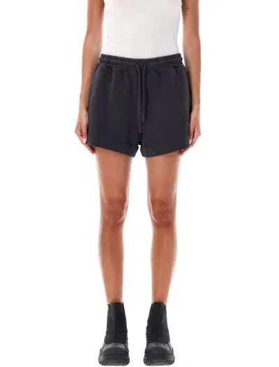 Ganni Light Isoli Elasticated Shorts In Black