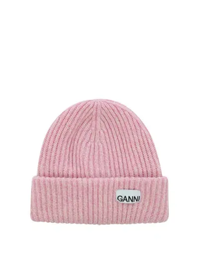 Ganni Oversize Hats Pink