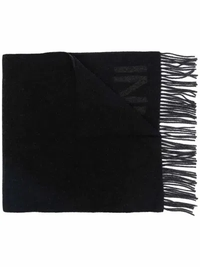 Ganni Scarfs In Black