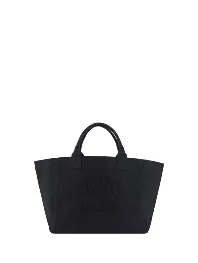 Ganni Shopper Xxl In Phantom