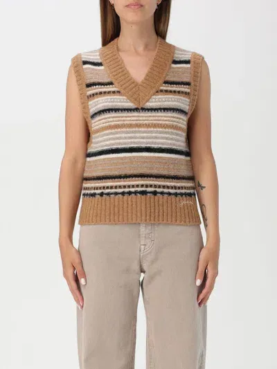 Ganni Sweater  Woman Color Brown