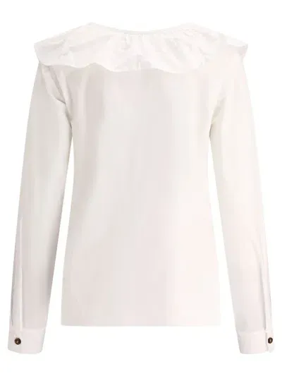 Ganni White Cotton Shirt