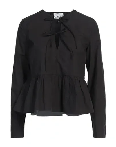 Ganni Black Layered Shirt