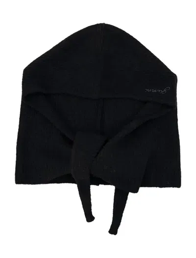 Ganni Wool Balaclava In Black