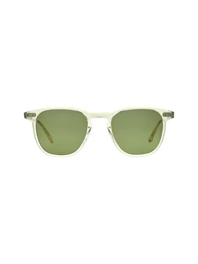 Garrett Leight Brooks Ii Sunglasses In Metallic