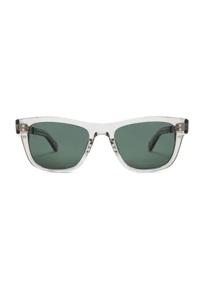 Garrett Leight Damone Sunglasses In Morning Dew-matte Platinum,pure G15