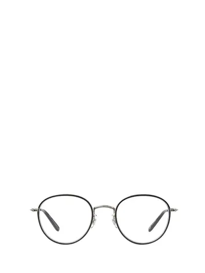 Garrett Leight Eyeglasses In Black-silver