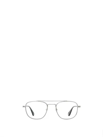 Garrett Leight Eyeglasses In Brushed Silver