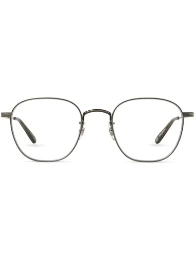 Garrett Leight Grant M Antique Gold-redwood Tortoise Glasses