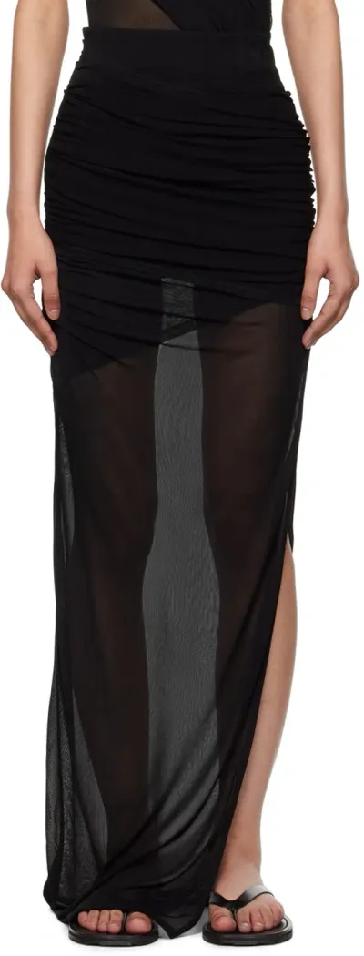 Gauge81 Black Tiroi Maxi Skirt In 100 Black