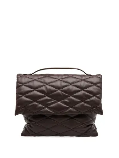 Gava Medium Vitto Matelassé Bag In Leather In Brown