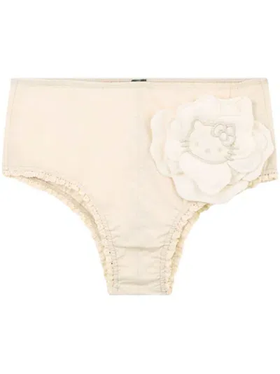 Gcds Hello Kitty Floral Panties In Neutrals