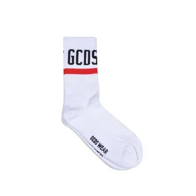 Gcds Logo Socks In White