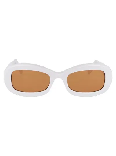 Gcds Sunglasses In White