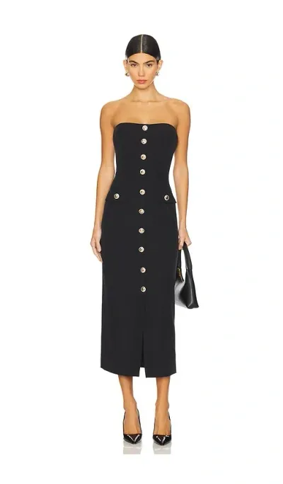 Generation Love Misha Crepe Midi Dress In Black