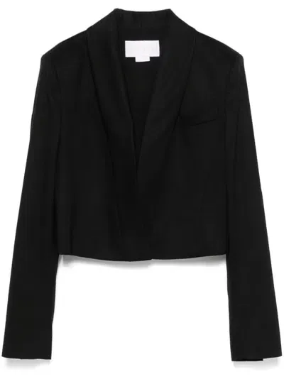 Genny Cropped Jacket In Black