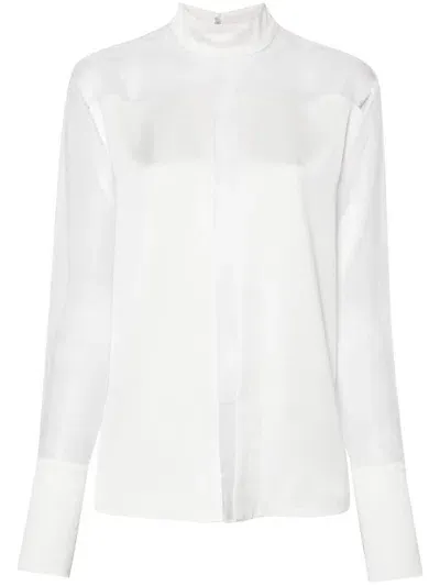 Genny Silk Blouse In White