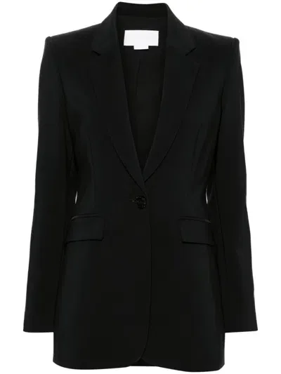 Genny Single-breasted Blazer In Black