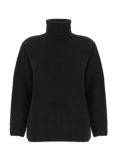 Gentryportofino Knitwear In Black