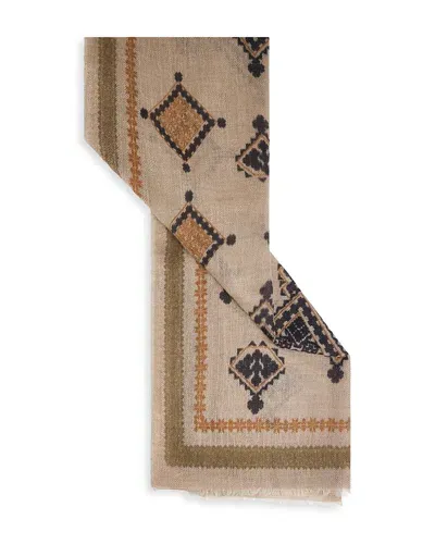 Gerard Darel Dominique Wool & Cashmere Scarf In Sand