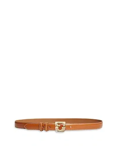 Gerard Darel Le Lauren Logo Belt In Camel