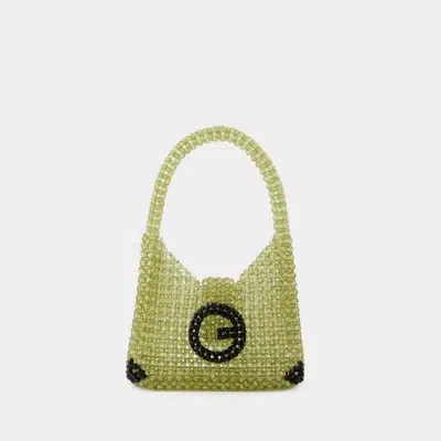 Germanier Beaded Hobo Bag In Green