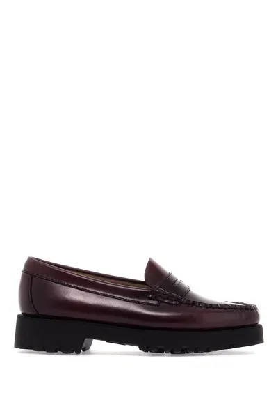 G.h.bass &amp; Co. Weejuns 90s Mocassins In Wine (purple)