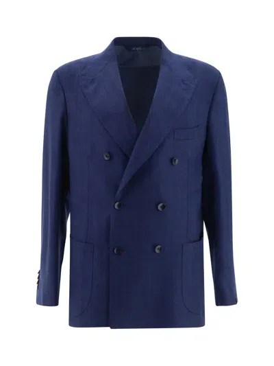 Gi Capri Jackets In Blue