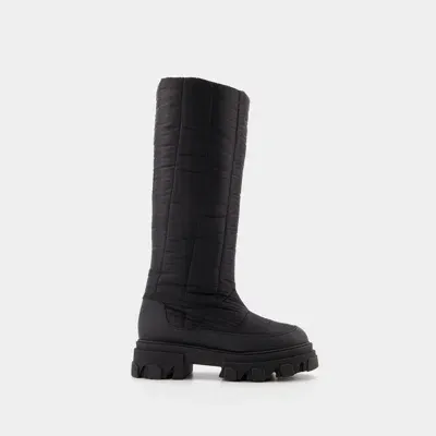 Gia Borghini Stiefeletten Tall Puffer Aus Poly In Black