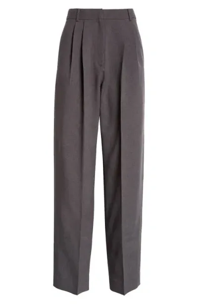 Gia Studios Pleated Cocoon Trousers In Grey