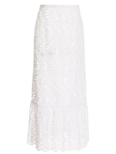 Giambattista Valli Falda Larga - Blanco In White