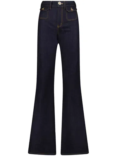 Giambattista Valli Mid-rise Flared-leg Jeans In Blue