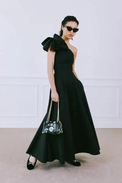 Giambattista Valli Asymmetrisches Maxikleid In Black