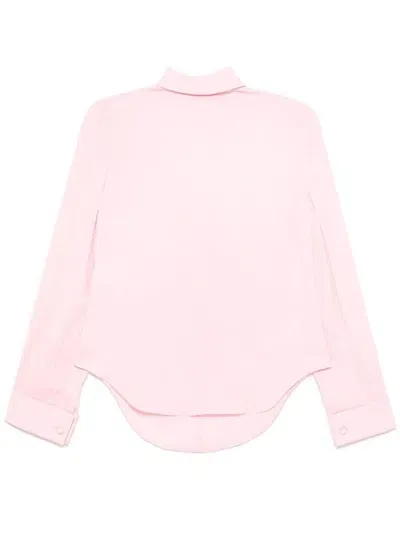 Giambattista Valli Roll-neck Top In Pink