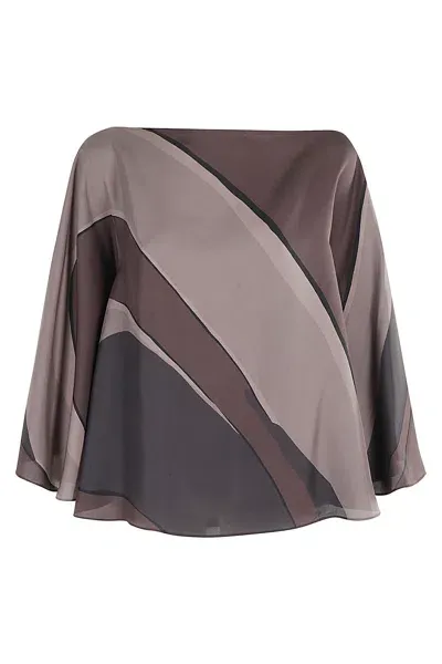 Gianluca Capannolo Aurora Top In Brown